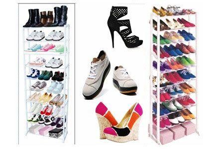 armoire chaussures groupon